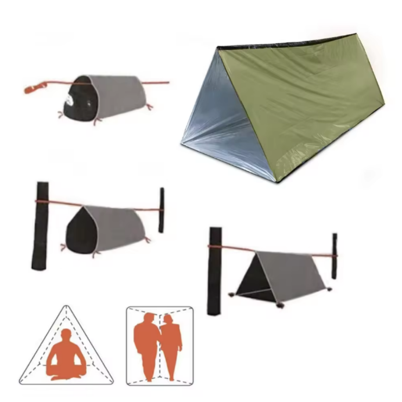 Emergency Mylar Tent - Tenda de Emergência Reutilizável à Prova