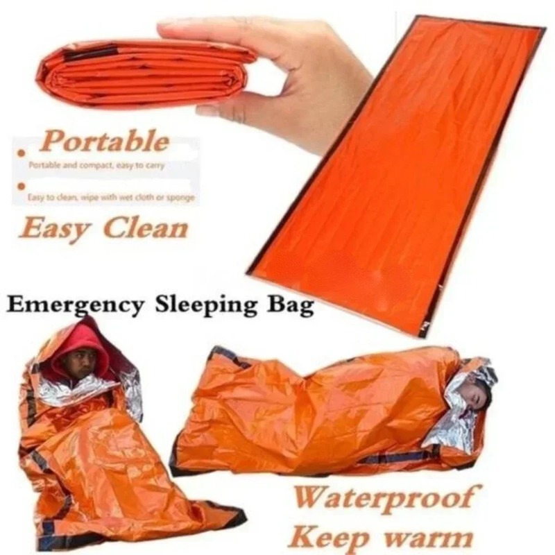 Survival Blanket Reflective - 1 unidade Manta de Emergência PE