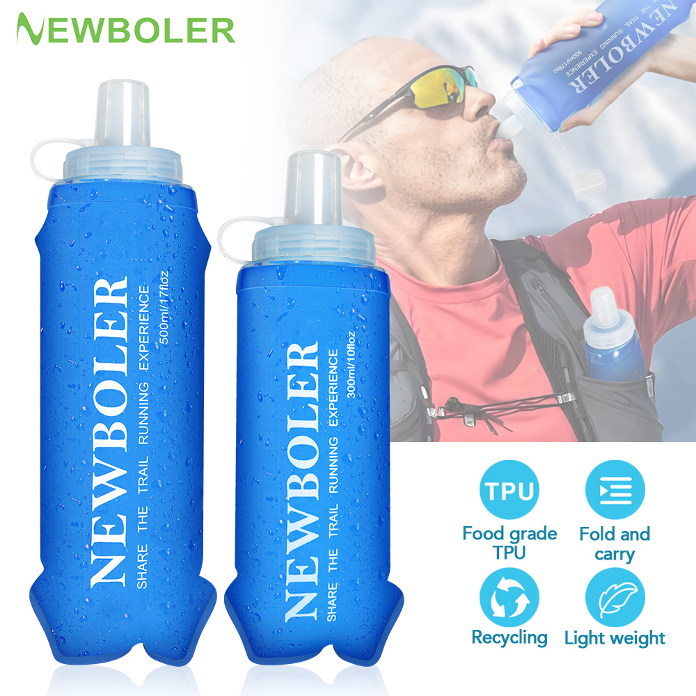 Water Bag Collapsible - Newboler 300/500ml garrafa de água tpu