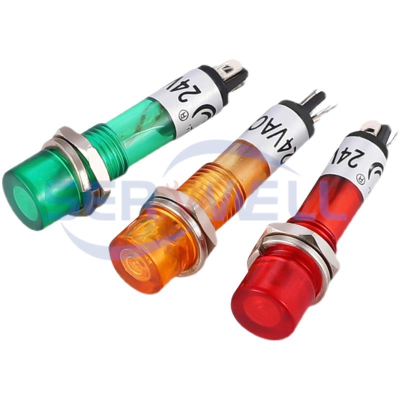 Signal Panel Orange - 10pcs Painel 7mm Montagem Vermelho Verde