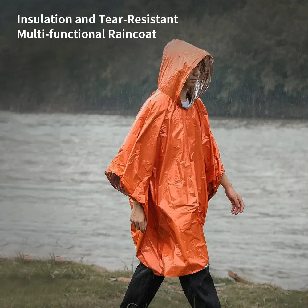 Emergency Poncho Rain - Capa de chuva de emergência poncho