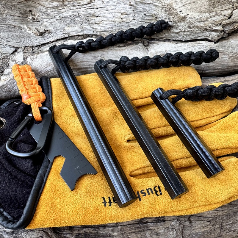 Fire Starting Kit - Bastão de Magnésio Hexagonal de Corda
