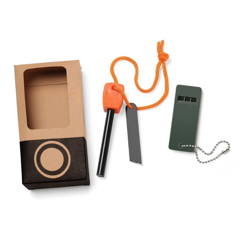 Magnesium Fire Starter - Kit Acendedor de Fogo para Camping: