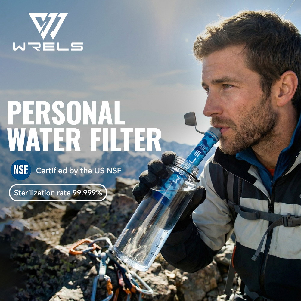 Water Purification Straw - Conjunto de filtro de água portátil