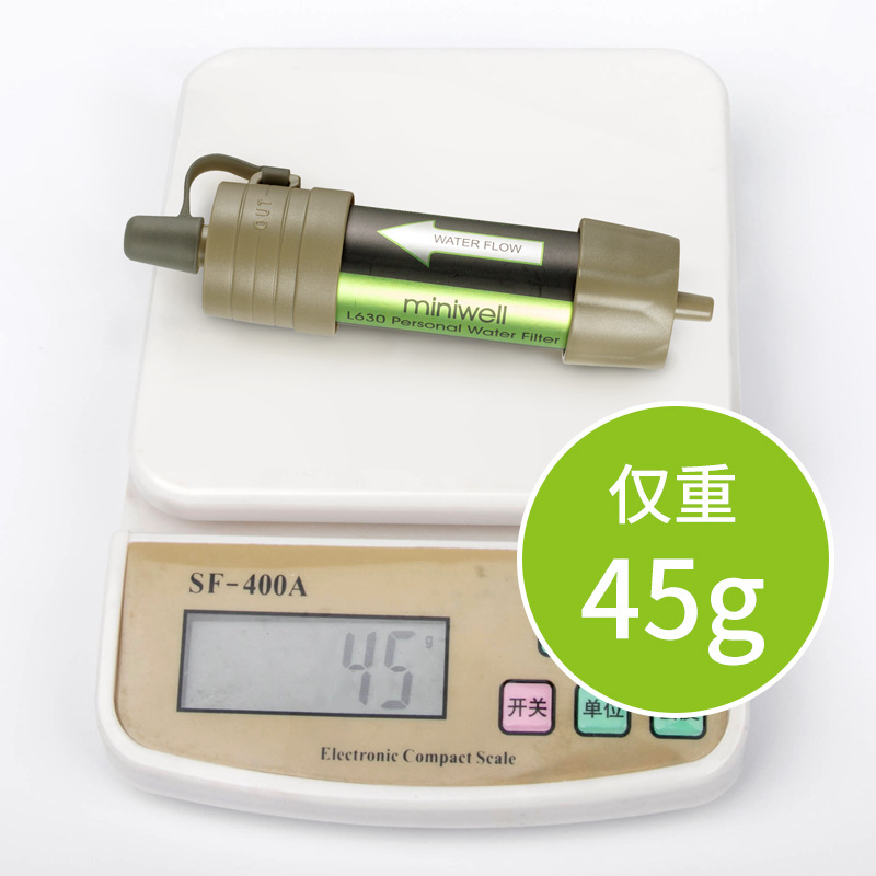 Water Purification Straw - Filtro Portátil de Purificação de Água