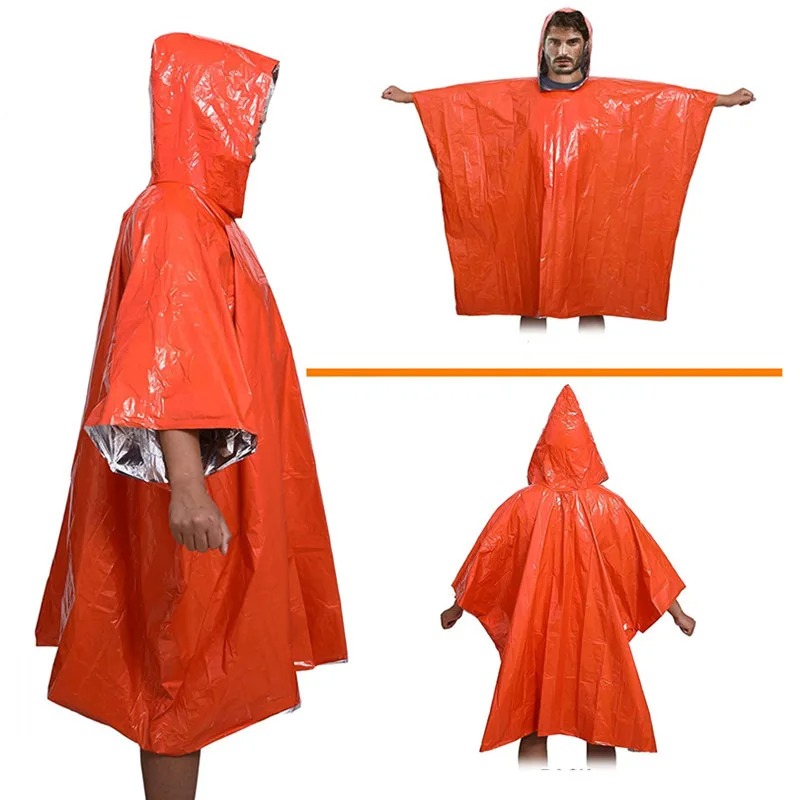 Capa de chuva para acampamento - Survival Blanket Reflective avaliação e preço