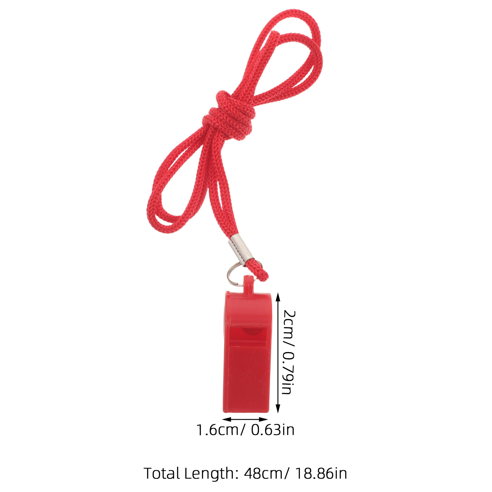 50 Peças de Apito com Cordão,  - Emergency Whistle Loud avaliação e preço