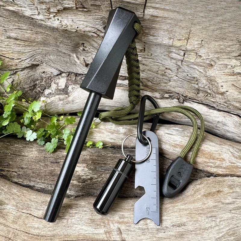 Acendedor de Fogo de Sobrevivê - Magnesium Fire Starter avaliação e preço