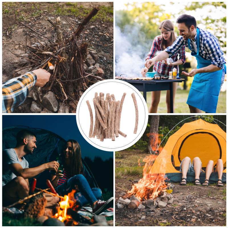 10 pçs sobrevivência pavio cab - Fire Starting Kit avaliação e preço