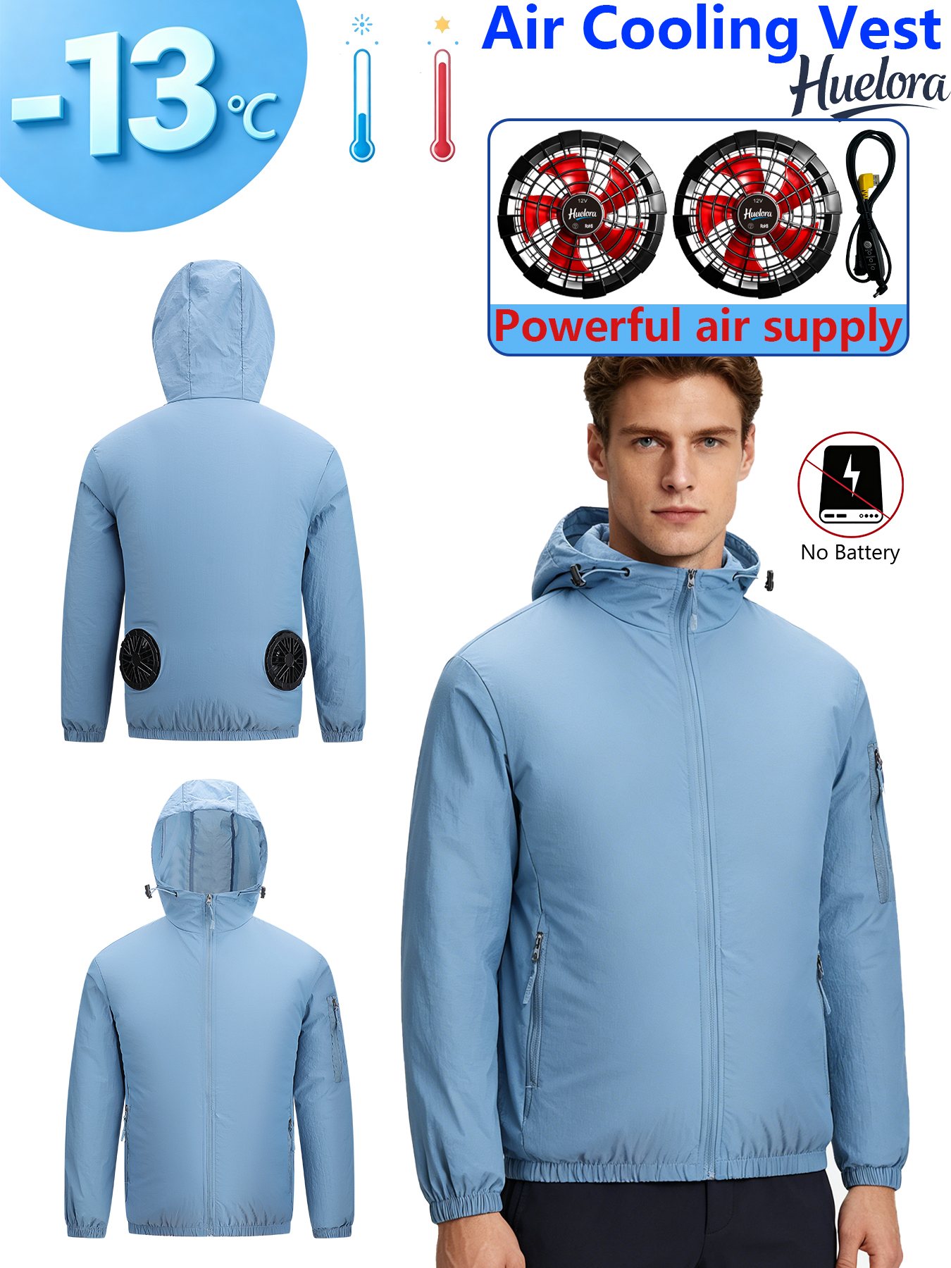 Jaqueta Masculina com Capuz e  - Fishing Kit Compact avaliação e preço