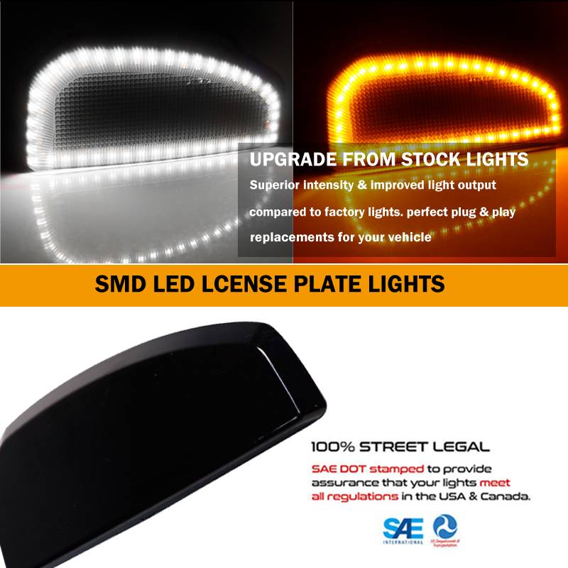 2 pces switchback led lâmpadas - Signal Panel Orange avaliação e preço