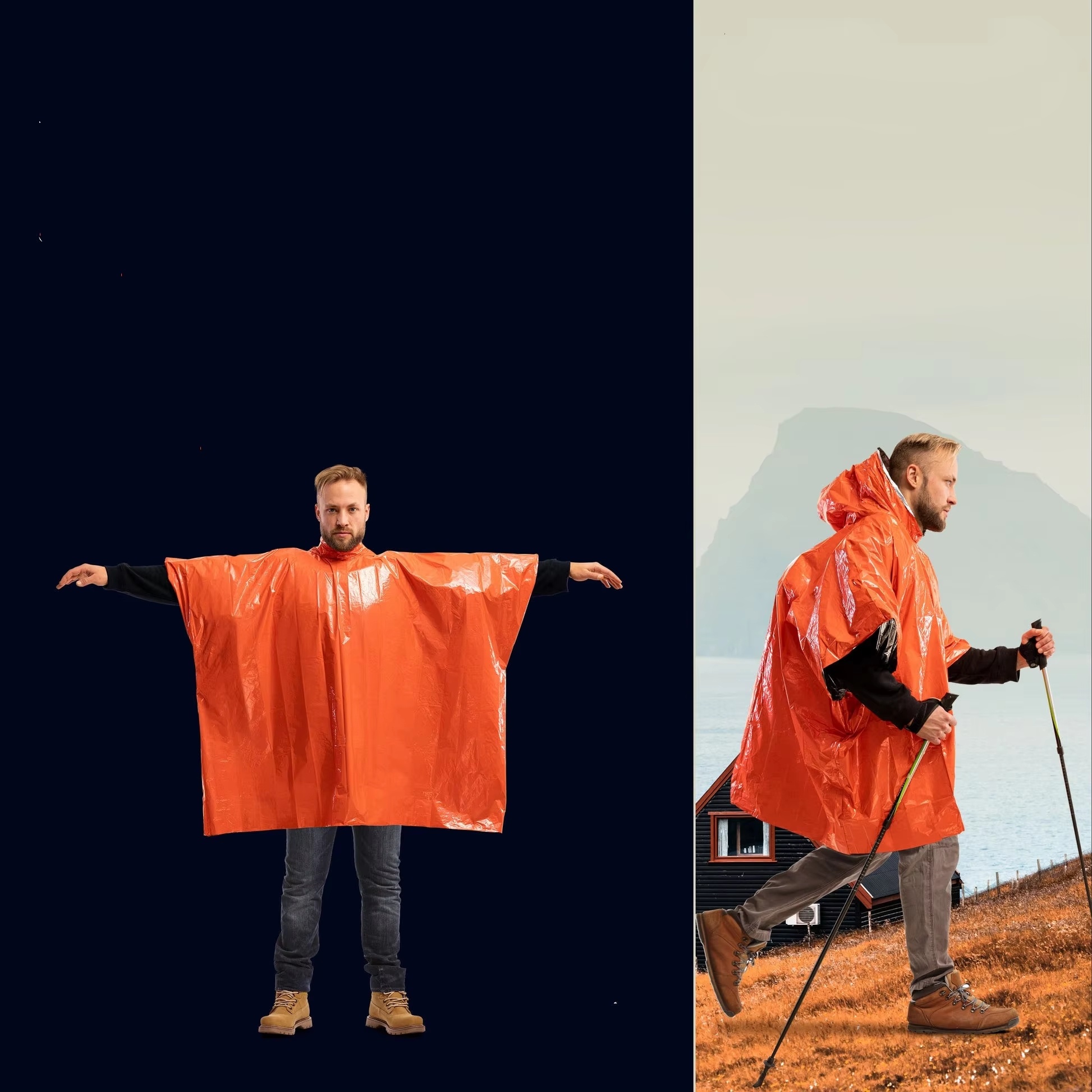 Vida poncho sobrevivência de e - Survival Blanket Reflective avaliação e preço