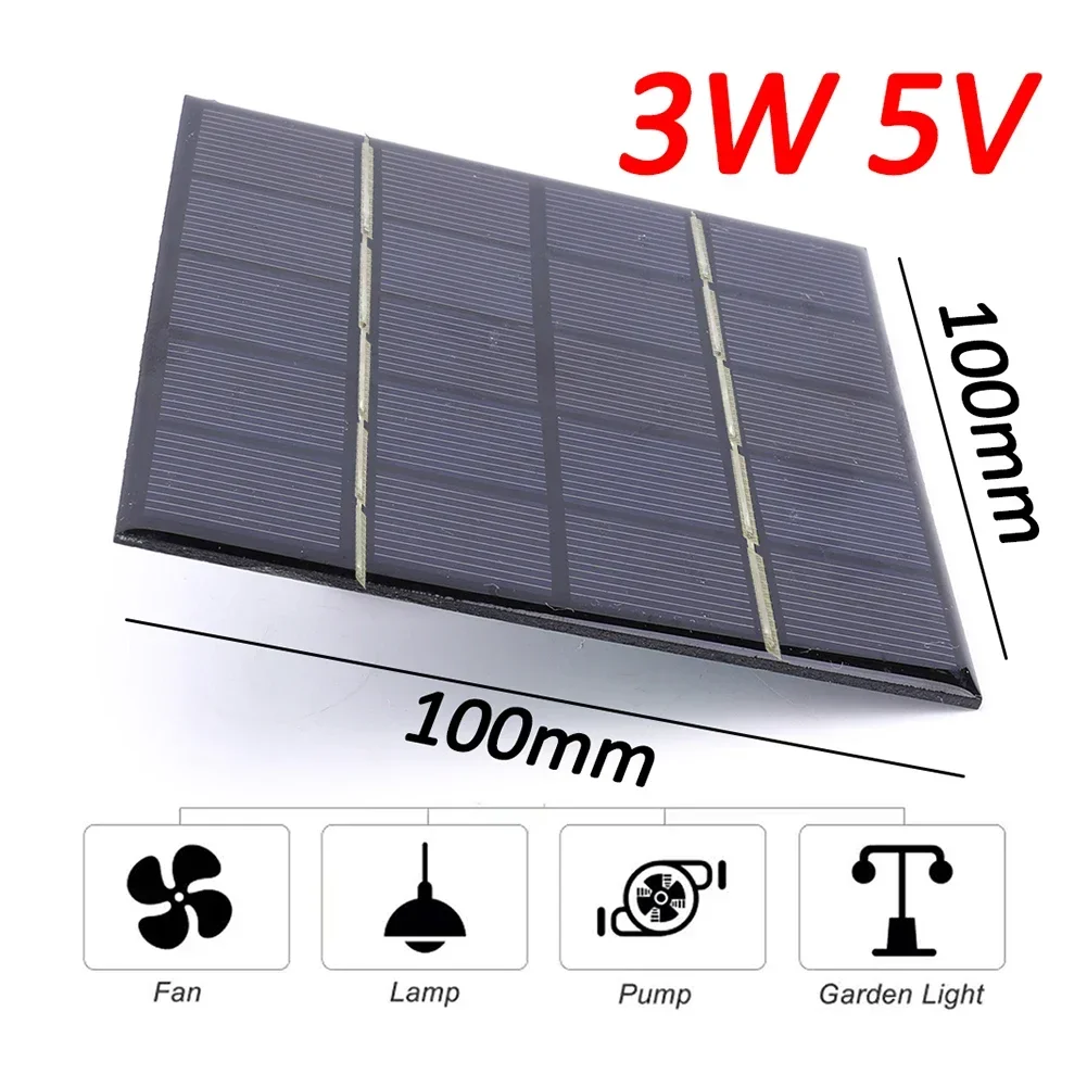 Painel solar 3w 5v placa solar - Solar Emergency Charger avaliação e preço