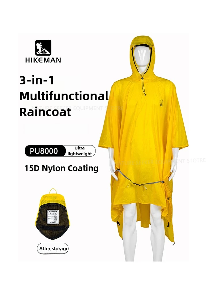 Capa de chuva 15d/210t, à prov - Emergency Poncho Rain avaliação e preço