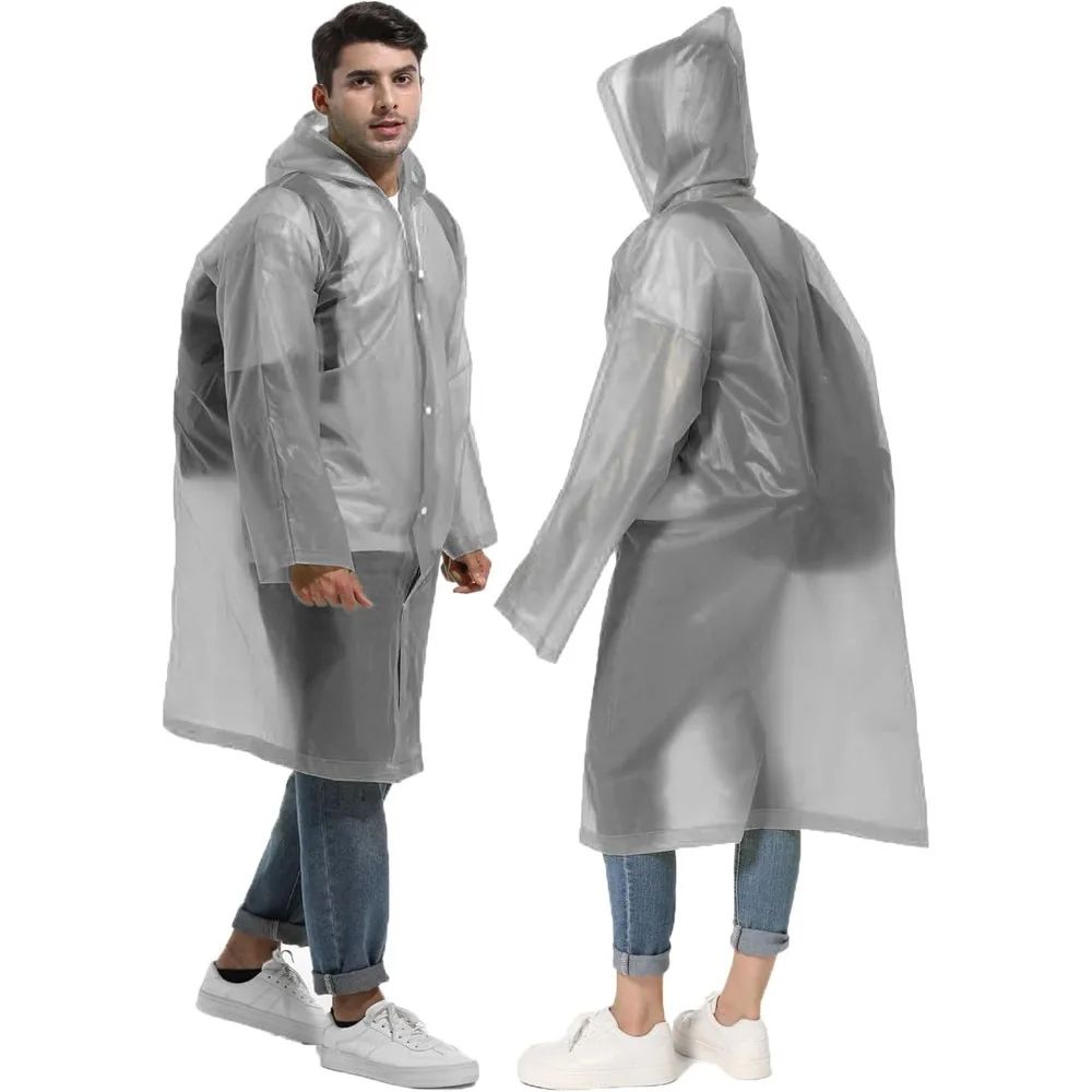  1/2PCS Poncho de Chuva Compa - Emergency Poncho Rain avaliação e preço